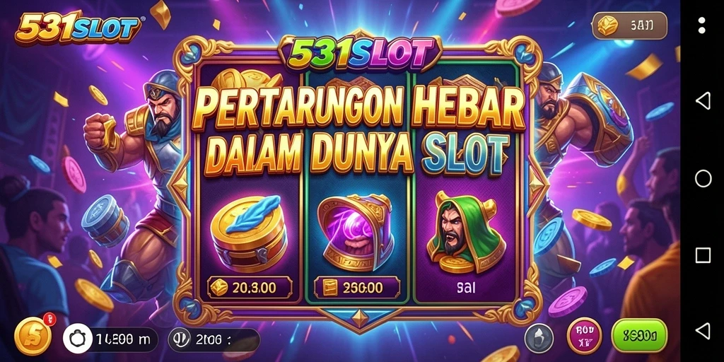 Tangkapan layar 531SLOT menampilkan aksi pertarungan yang mendebarkan.