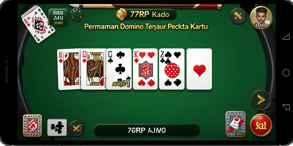 Tampilan gameplay yang seru dan menantang dalam 77RP.