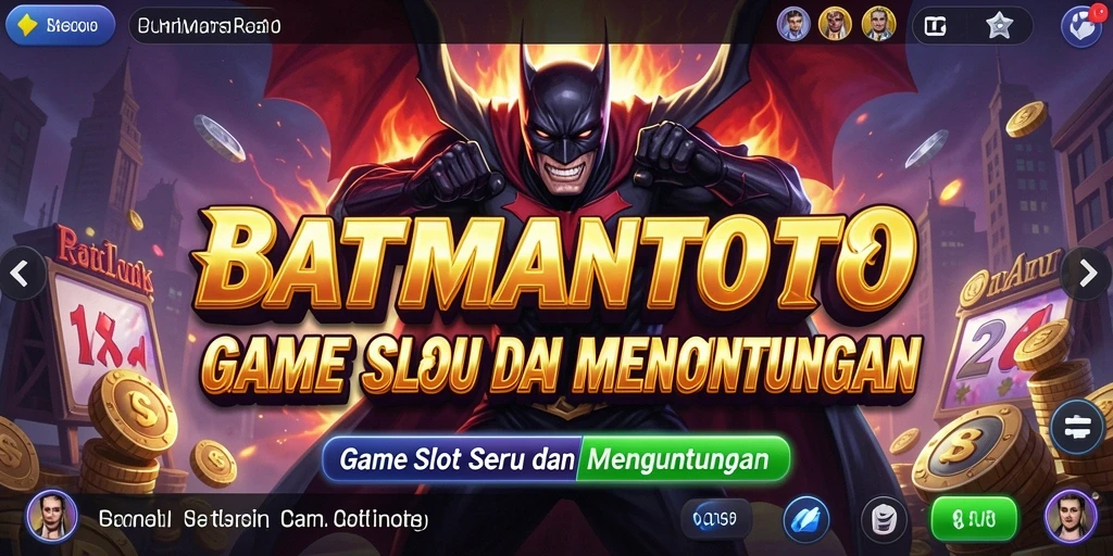 Tangkapan layar gameplay BATMANTOTO dengan animasi slot yang menarik.