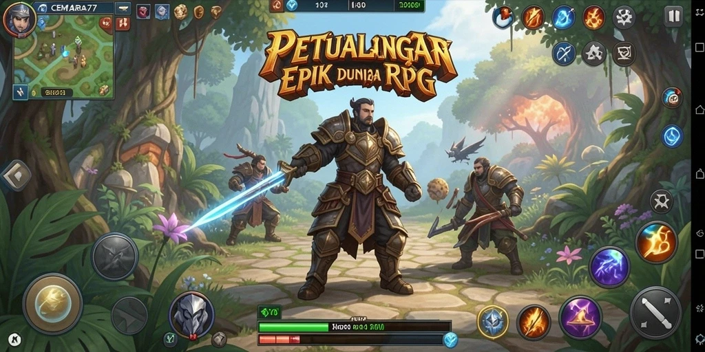 Gameplay seru CEMARA77 dengan grafis RPG yang menakjubkan.