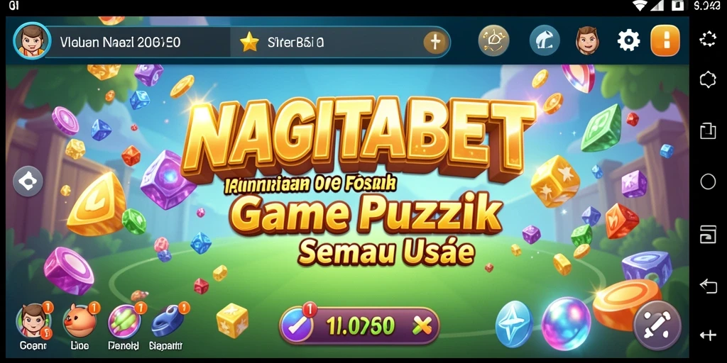 Screenshot gameplay NAGITABET menampilkan teka-teki yang seru.