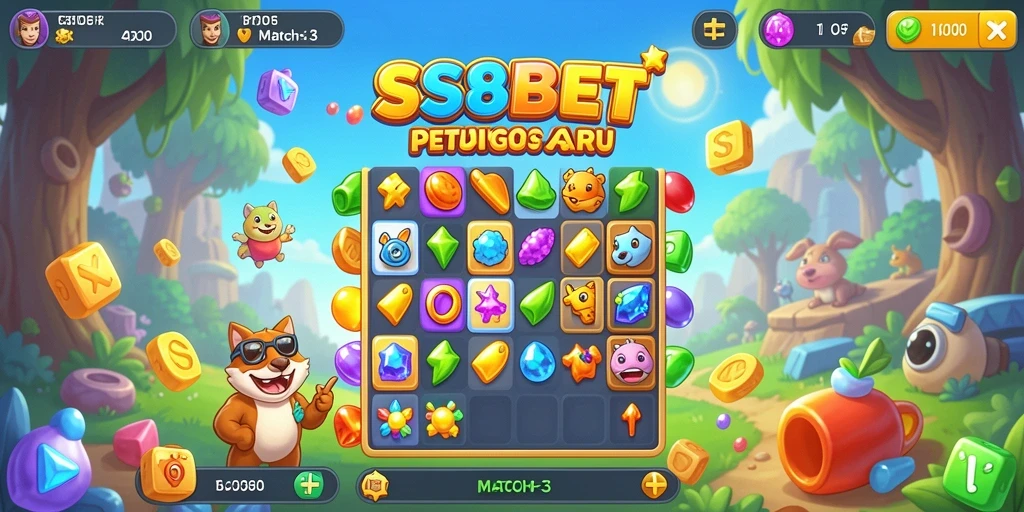 Screenshot utama SS88BET menampilkan gameplay menantang dan grafis cerah.